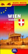 Kniha: Viedeň mapa mesta - 1:25000 - autor neuvedený