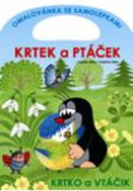 Kniha: Krtek a ptáček - omalovánka se samolepkami - Omalovánka se samolepkami - Zdeněk Miler