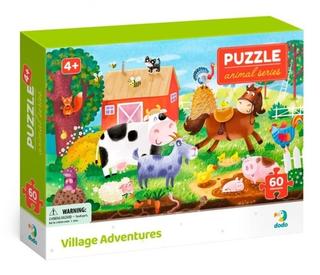 Puzzle: Puzzle Zvířata Dobrodružství na venkově 60 dílků - 60 dílků