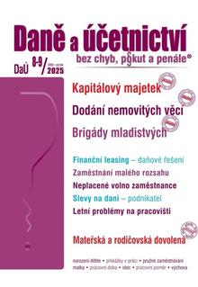 Kniha: Daně a účetnictví bez chyb, pokut a penále 8-9/2025