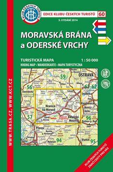 Skladaná mapa: KČT 60 Moravská brána a Oderské vrchy 1:50 000 - 1:50 000