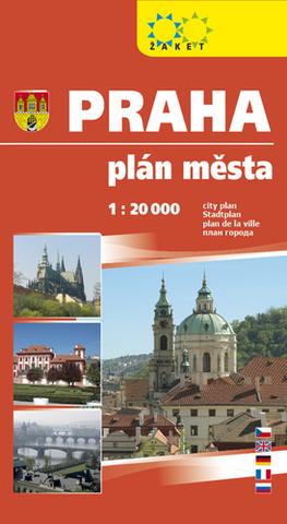 Knižná mapa: Praha plán města - 1 : 20 000