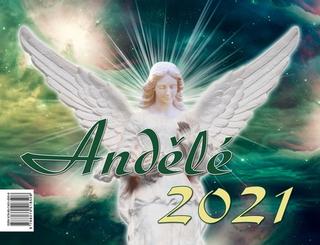 Kalendár stolný: Andělé 2021 - stolní kalendář - Jitka Saniová