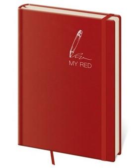 Doplnk. tovar: Zápisník My Red S linkovaný