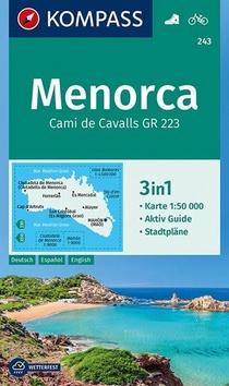 Skladaná mapa: Menorca 243 NKOM 1:50T