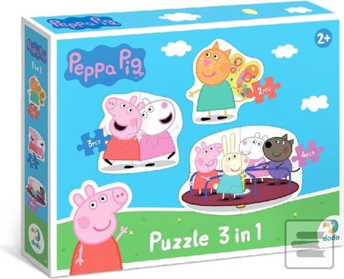 Puzzle Prasátko Peppa Ka…
