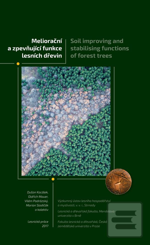 Kniha: Meliorační a zpevňující funkce lesních dřevin - Dušan Kacálek