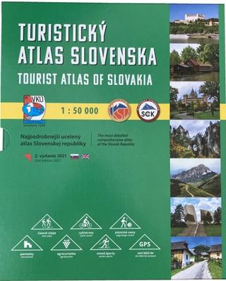 Knižná mapa: Turistický atlas Slovenska 1:50 000 - Najpodrobnejší ucelený atlas Slovenskej republiky