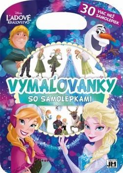 Doplnk. tovar: Ľadové kráľovstvo Vymaľovanky so samolepkami - Viac než 30 samolepiek