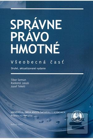 Správne právo hmotné - V… (Jozef Tekeli)
