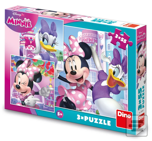 Puzzle: Puzzle 3x55 Minnie a Daisy