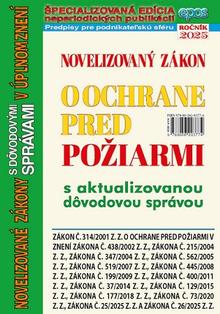 Kniha: Novelizovaný zákon o ochrane pred požiarmi s aktualizovanou dôvodovou správou