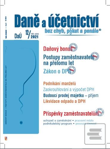 Kniha: Daně a účetnictví bez chyb, pokut a penále 12/2021 - 1. vydanie - Martin Děrgel