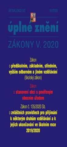 Kniha: Aktualizace V/2 2020 Školský zákon - Změna způsobu ukončování středního vzdělávání maturitní zkouškou - 1. vydanie