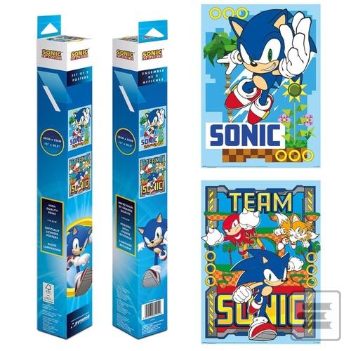 Set plakátů mini Sonic