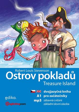 Kniha: Ostrov pokladů A1 - dvojjazyčná kniha pro začátečníky - 2. vydanie - Anglictina.com, Robert Louis Stevenson