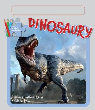 Kniha: Dinosaury - Knižka s omaľovánkami a skladačkami