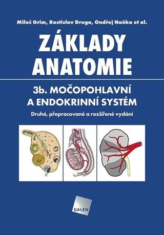 Kniha: Základy anatomie 3b. - Močopohlavní a endokrinní systém - 2. vydanie - Ondřej Naňka