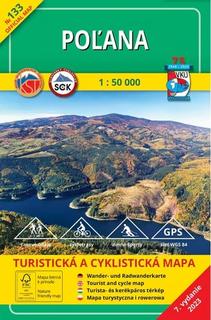Skladaná mapa: Poľana 1:50 000 - Turistická a cyklistická mapa