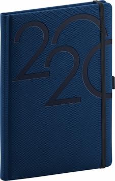 Knižný diár: Denní diář Ajax 2020, modrý, 15 × 21 cm