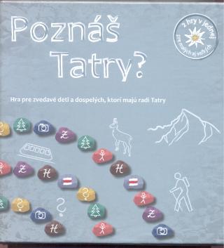 Hra: Poznáš Tatry? 2 hry v jednej - Hra pre zvedavé deti a dospelých, ktorí majú radi Tatry