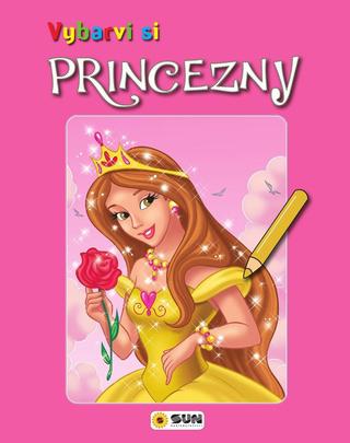 Kniha: Vybarvi si - Princezny (růžové) - 1. vydanie