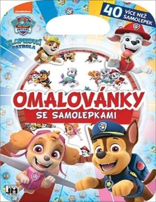 Omaľovánka: Omalovánky se samolepkami Tlapková patrola