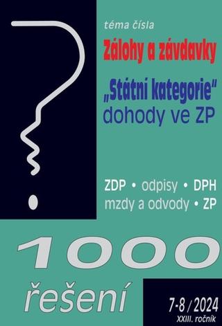 Kniha: 1000 řešení 7-8/2024 - 1. vydanie