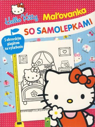 Kniha: Hello Kitty - Maľovanka so samolepkami - 1. vydanie