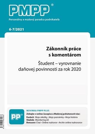 Kniha : PMPP 6-7/2021 Zákonník práce s komentárom