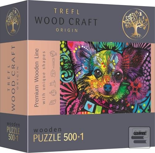 Puzzle Barevné štěně 501…