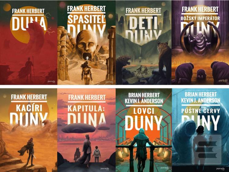 Kniha: Kolekcia kníh DUNA Frank Herbert - 8 kníh - Frank Herbert
