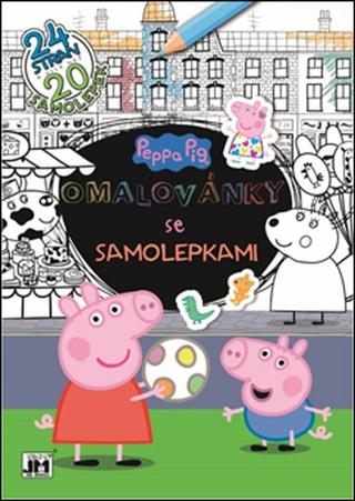 Kniha : Omalovánky se samolepkami Peppa Pig