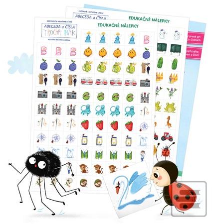 Edukačné nálepky - Abece…