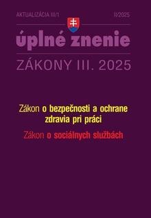 Kniha: Aktualizácia III/1 2025 – BOZP a sociálne služby