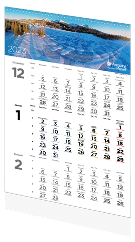 Kniha: Trojmesačný kalendár Amazing Planet 2023 - Filip Kulisev