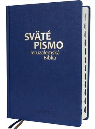 Kniha: Sväté písmo – Jeruzalemská Biblia (veľký formát) – modrá - Desiate revidované a opravené vydanie