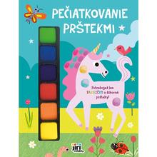 Kniha: Pečiatkovanie prstíkmi Jednorožec