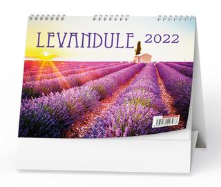 Kalendár stolný: Levandule 2022 - stolní kalendář
