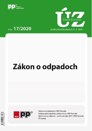 Kniha: UZZ 17/2020 Zákon o odpadoch