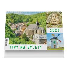 Kalendár stolný: Tipy na výlety 2026 - stolní kalendář