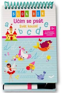 Kniha: Blok her Učím se psát Svět kouzel