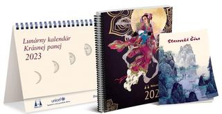 Kalendár stolný: Lunárny kalendár Krásnej panej 2023 - s publikáciou - kolektív