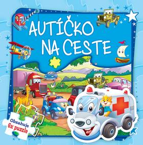 Kniha : Autíčko na ceste - Obsahuje 6x puzzle