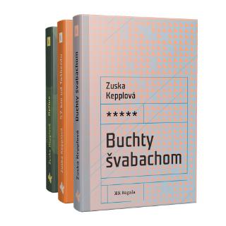 Kniha: Kepplová - Sada 3x kniha - Buchty švabachom, Reflux, 57 km od Taškenu - Zuska Kepplová
