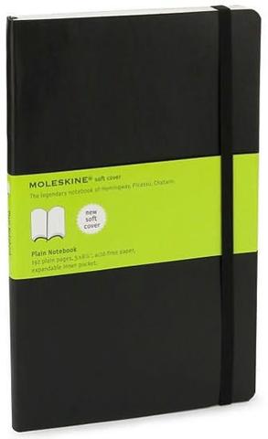 Kniha: Moleskine: Zápisník měkký čistý černý L - 1. vydanie