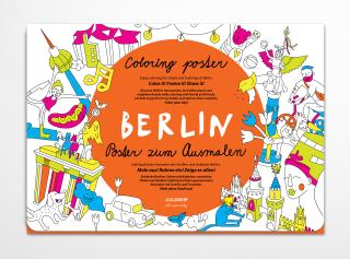 Kniha: Berlin - Poster zum Ausmalen / Coloring poster