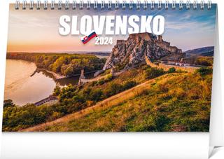 Ostatné kalendáre: Slovensko 2024 - stolový kalendár