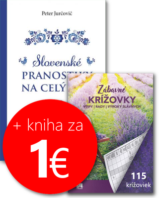 Kniha: Slovenské pranostiky na celý rok + Zábavné KRÍŽOVKY za 1€ - 1. vydanie - Peter Jurčovič
