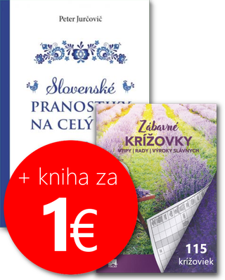 Kniha: Slovenské pranostiky na celý rok  + Zábavné KRÍŽOVKY za 1€ - 1. vydanie - Peter Jurčovič